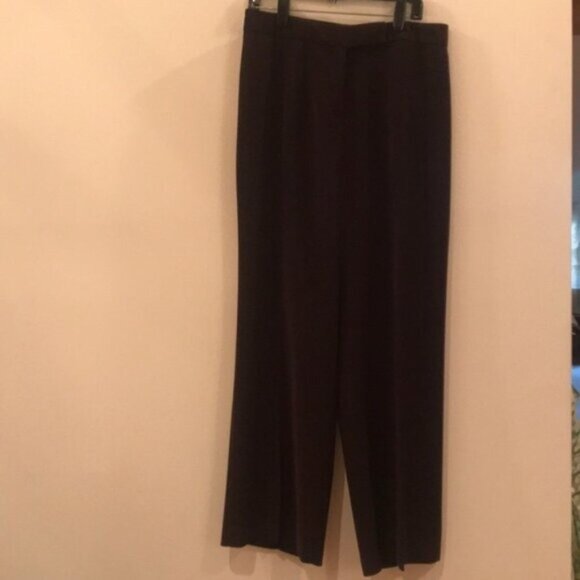 💜 Vintage Bebe Women’s Plum Polyester Dress Pants | Size 10 💜 - Picture 1 of 8